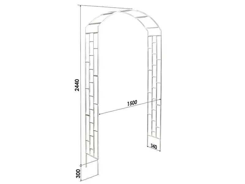 арка садовая12